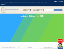 Tablet Screenshot of doctorschoiceawards.org
